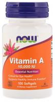 Анонс фото now vitamin a 10000 iu (100 гел. капс)