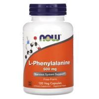 Анонс фото now l-phenylalanine 500 mg (120 вег. капс)