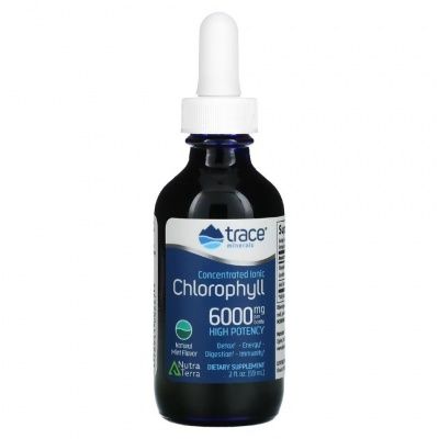 Детальное фото Trace Ionic Chlorophyll 6000 mg (60 мл) Мята