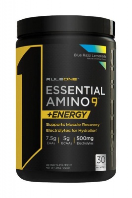Детальное фото Rule1 Essential Amino 9 + Energy (345 гр) Клубничная маргарита