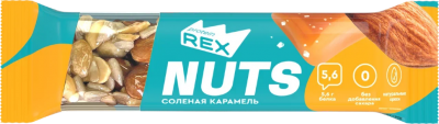 Детальное фото ProteinRex Nuts bar (40 гр) Соленая карамель