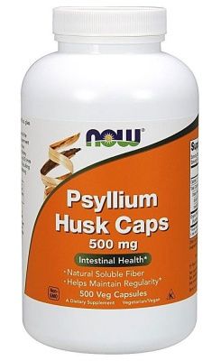 Детальное фото NOW Psyllium Husk 500 mg (500 вег. капс)