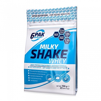 Анонс фото 6pak milky shake whey (700 гр) шоколад