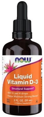 Детальное фото NOW Liquid Vitamin D-3 (59 мл)