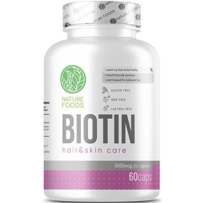 Детальное фото Nature Foods Biotin 5000 mcg (60 капс)