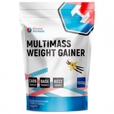 Детальное фото Fitness Formula Multimass Weight Gainer (1000 гр) Ваниль