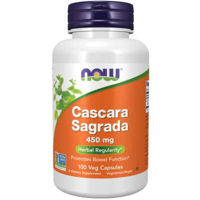 Детальное фото NOW Cascara Sagrada 450 mg (100 вег. капс)