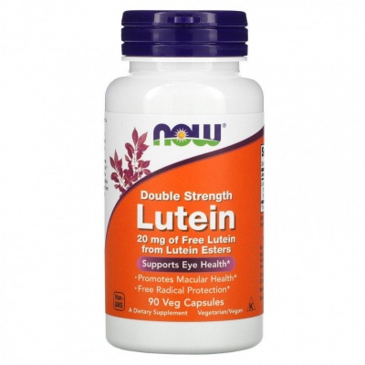 Детальное фото NOW Lutein Double Strength 20 mg (90 вег. капс)