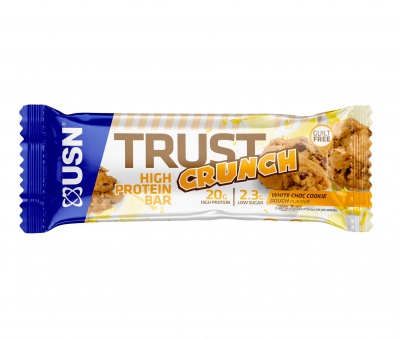 Детальное фото USN Trust Crunch Protein Bar (60 гр) Белый шоколад - печенье 