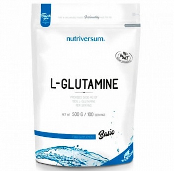 Анонс фото nutriversum basic l-glutamine (500 гр)