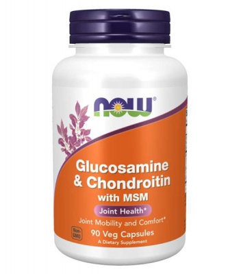 Детальное фото NOW Glucosamine & Chondroitin with MSM (90 капс)