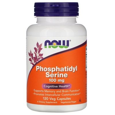 Детальное фото NOW Phosphatidyl Serine 100 mg (120 вег. капс)