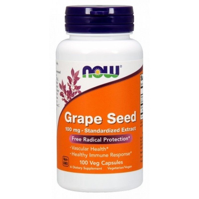 Детальное фото NOW Grape Seed 100 mg (100 вег. капс)