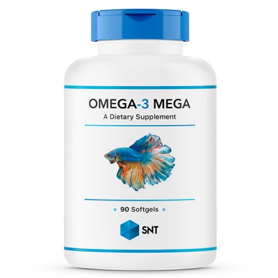 Детальное фото SNT Omega-3 Mega (330/220 ЕЕ) 1000 mg (90 гел.капс)