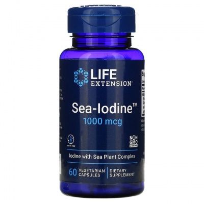 Детальное фото Life Extension Sea-Iodine™ 1000 mcg (60 вег. капс)
