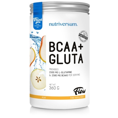 Детальное фото Nutriversum Flow BCAA + Gluta (360 гр) Груша