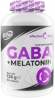 Детальное фото 6Pak GABA + Melatonin (90 табл)
