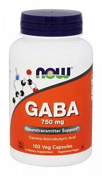 Анонс фото now gaba 750 mg (100 капс)