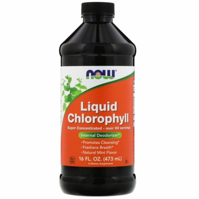 Детальное фото NOW Liquid Chlorophyll (473 мл) Мята