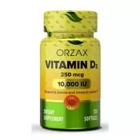 Анонс фото orzax vitamin d3 10000 iu (120 гел. капс)