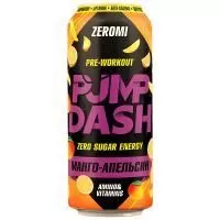 Анонс фото zeromi pre-workout pump dash (500 мл) манго-апельсин