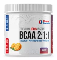 Анонс фото fitness formula bcaa 2:1:1 (200 гр) апельсин